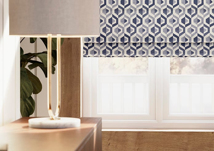 Gusta, Navy - Roman Blind - Image 5